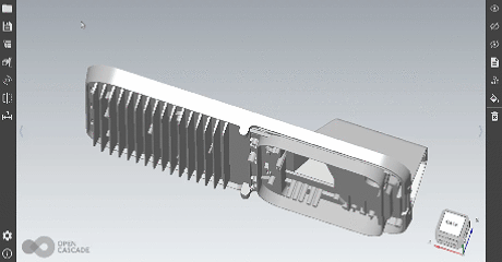 Aluminium LED street light body