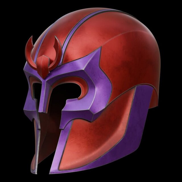 Premium 3D Printable Wearable Helmet  Magneto Concept