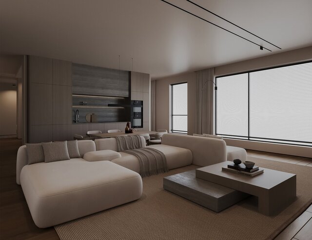 Apprtment Rendering Design- Doha Qatar