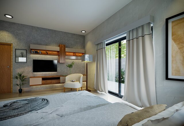 3D model of Bed room interior design