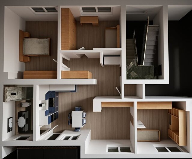 Renovation of an apartment.