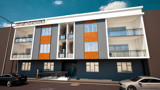 Residential Facade | Exterior Visualization – image 3 of 5