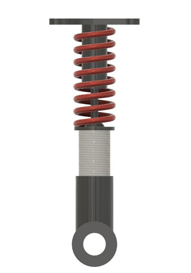 3D model of Coil Spring Suspension