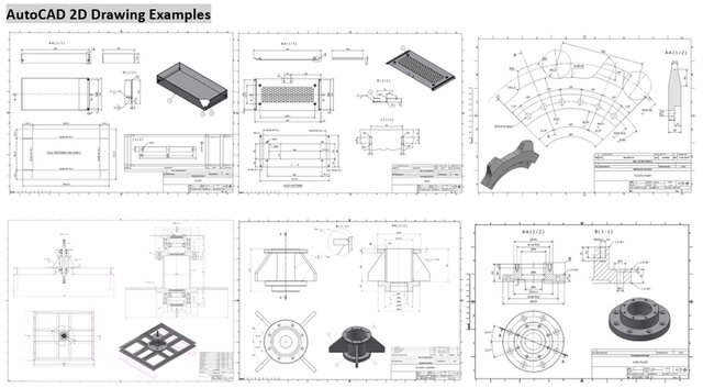 PDF / Sketch / Image to CAD Drawing – Mechanical Drafting Conversion