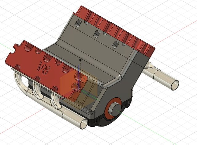 V6 Engine — Exhaust Manifold & Valve Cover – image 2 of 3