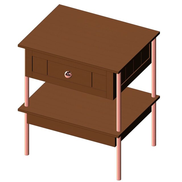 Hidden-Drawer Nightstand