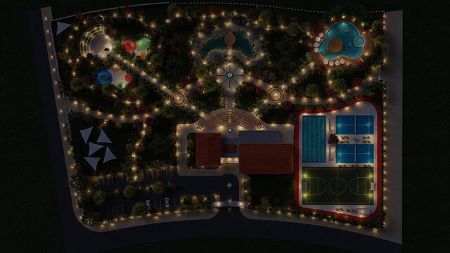 3D model of Aura Club Design