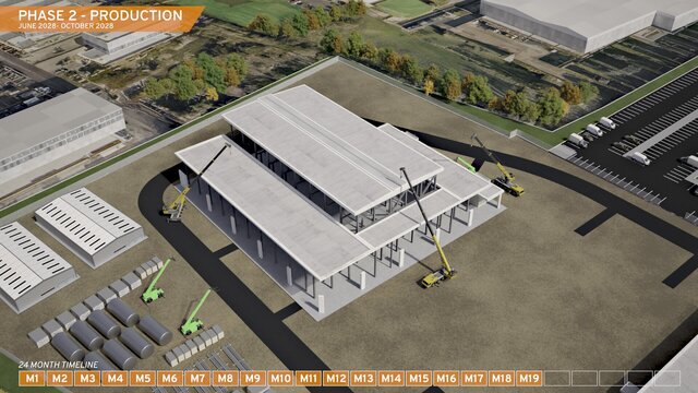 Industrial Construction Timelapse Animation – image 5 of 7