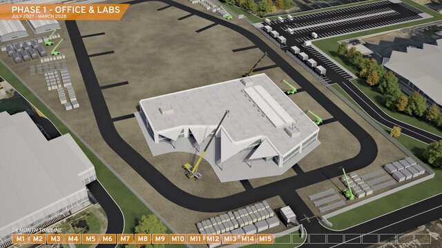 Industrial Construction Timelapse Animation – image 4 of 7
