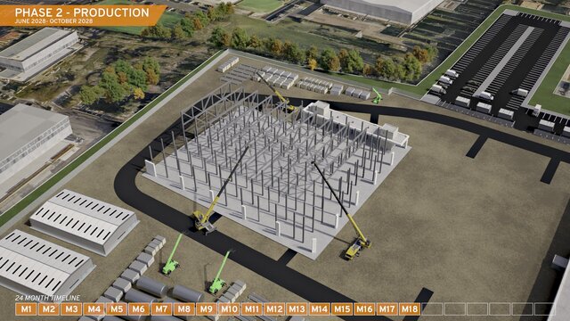 Industrial Construction Timelapse Animation – image 3 of 7