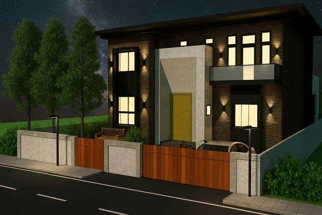 The Modern Brownstone Home