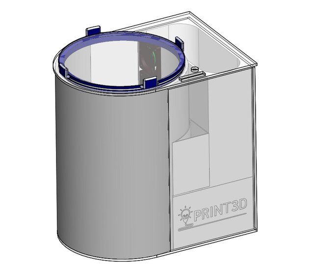 Post-processing system for ABS parts