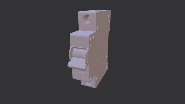 3D model of 10-8 circuit breaker box
