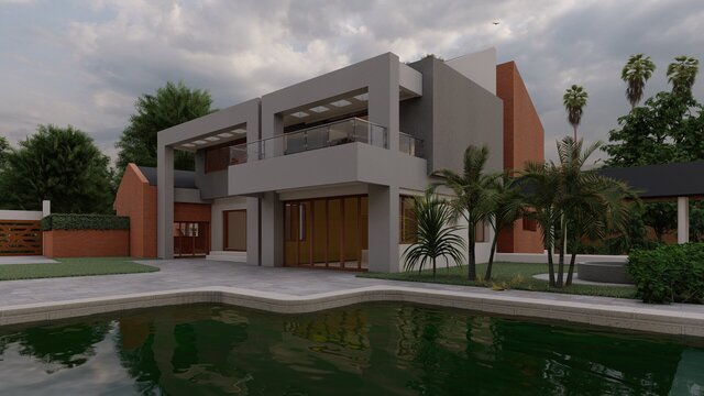"Modern Luxury Residence – Complete Architectural Development"