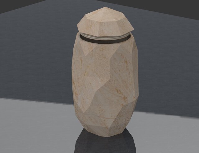 Large Geometric Memorial Urn Design – image 3 of 10