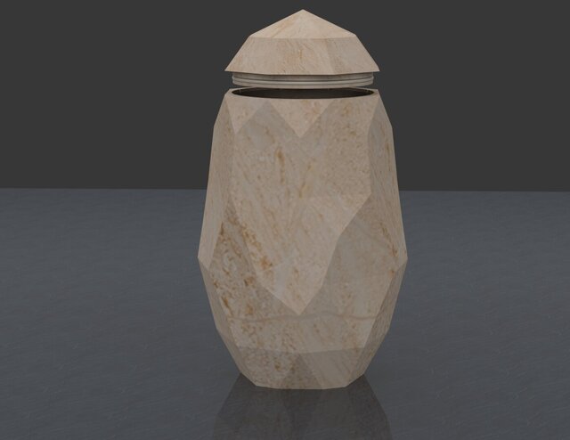 Large Geometric Memorial Urn Design – image 4 of 10