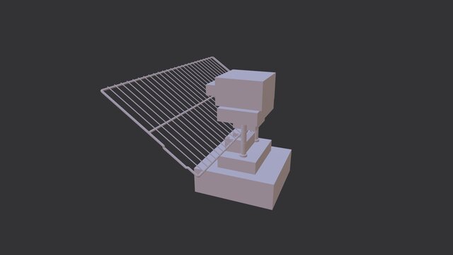 3D model of Trim Die Design for Wire Shelf Manufacturing