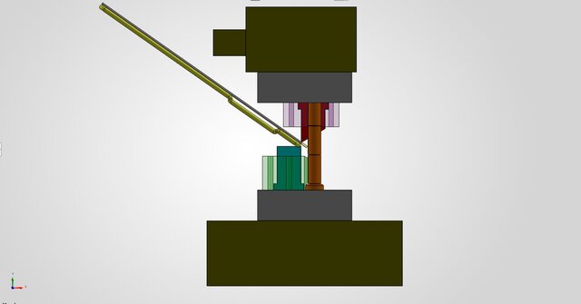 3D model of Trim Die Design for Wire Shelf Manufacturing
