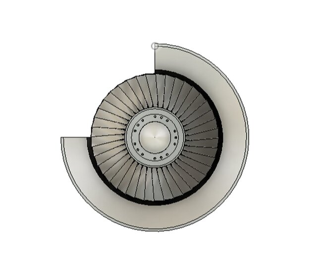 Jet Engine CAD Model