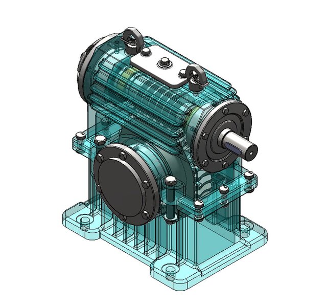 WORM REDUCTION GEARBOX
