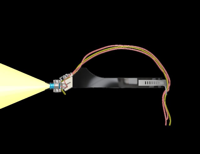 3D model of Wearable Action Camera & Dual Light Headband System