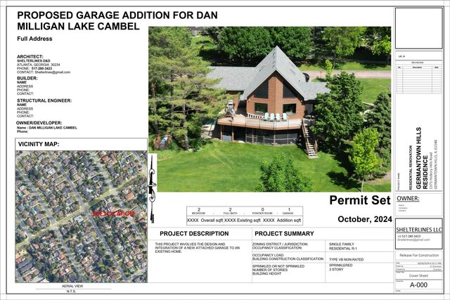 Attached Garage Addition with Second-Floor Living Space | Germantown Hills, IL