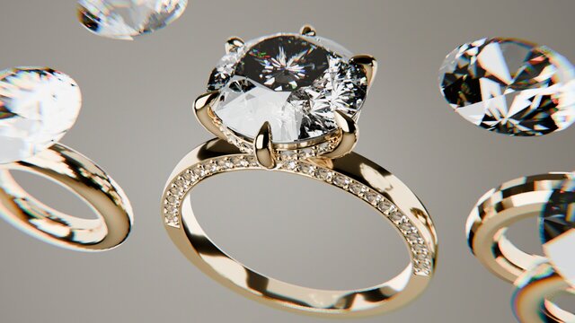 Diamond Ring - 3D Model and Video