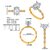 Custom Diamond Engagement Ring | Production Ready Jewelry CAD