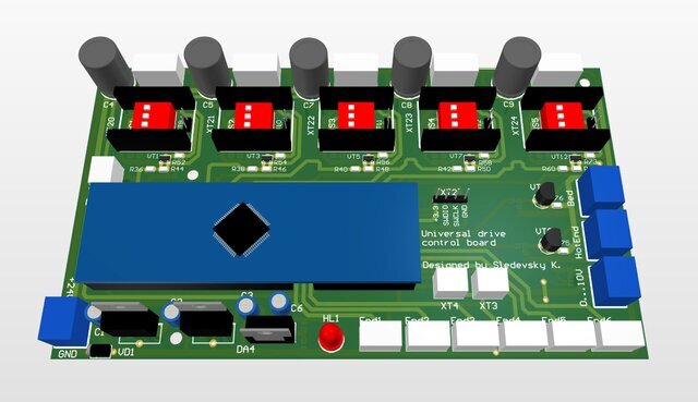 Universal control board for CNC machines