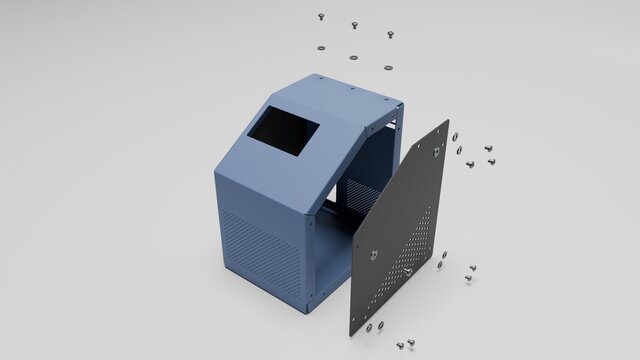 Sheet Metal Cabinet | SolidWorks Design & Fabrication Drawings – image 13 of 14