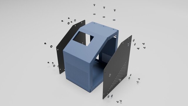 Sheet Metal Cabinet | SolidWorks Design & Fabrication Drawings – image 10 of 14