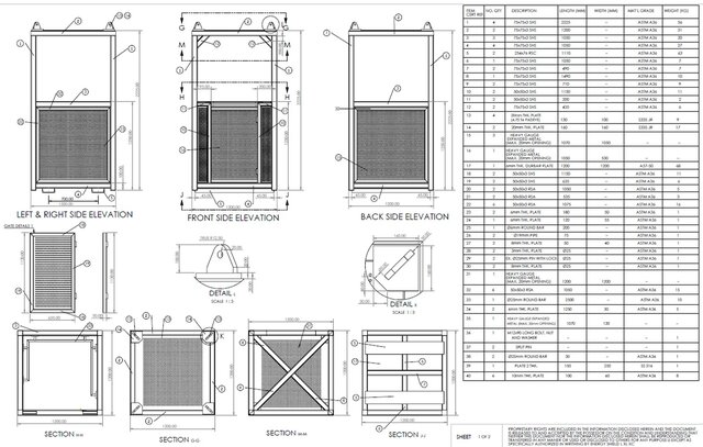 3D model of Personnel Basket for Offshore & Industrial Lifting