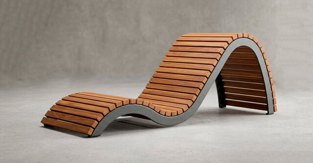 Park chaise lounge