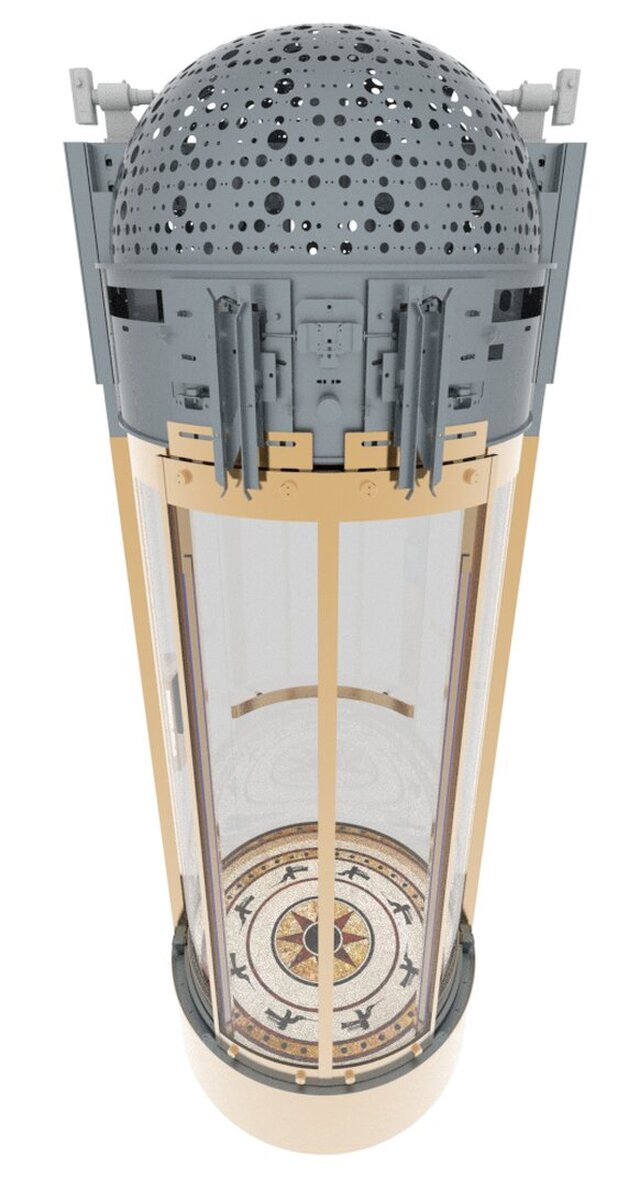 3D model of Elevator cabin design