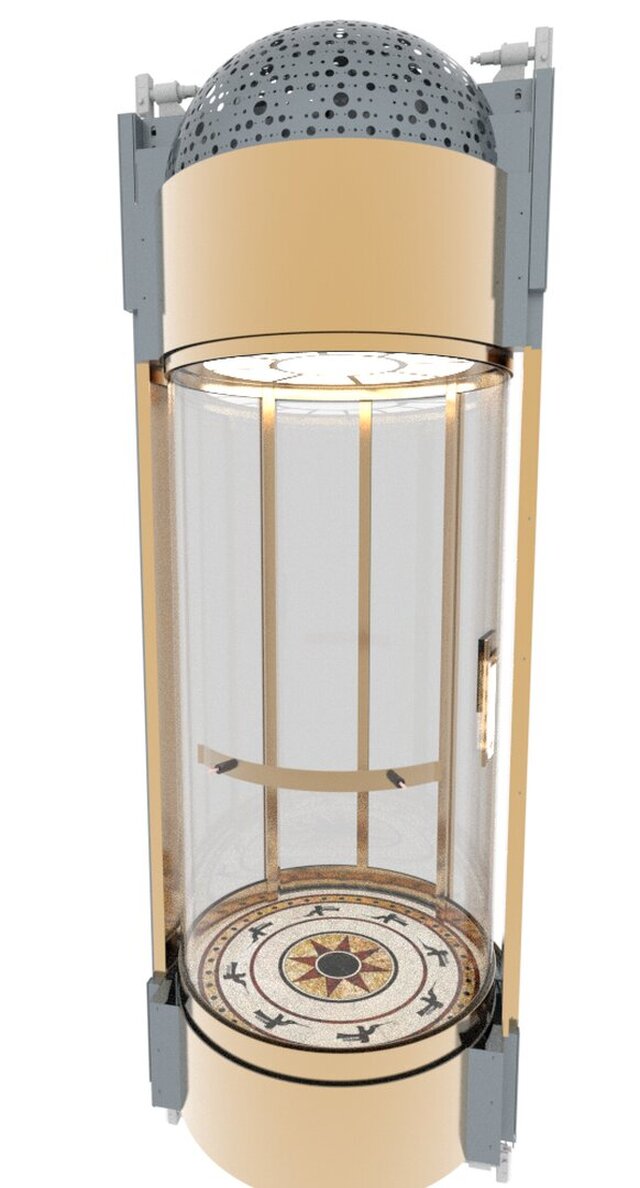 3D model of Elevator cabin design