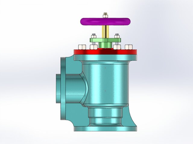 3D model of FEED CHECK VALVE