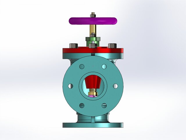 3D model of FEED CHECK VALVE