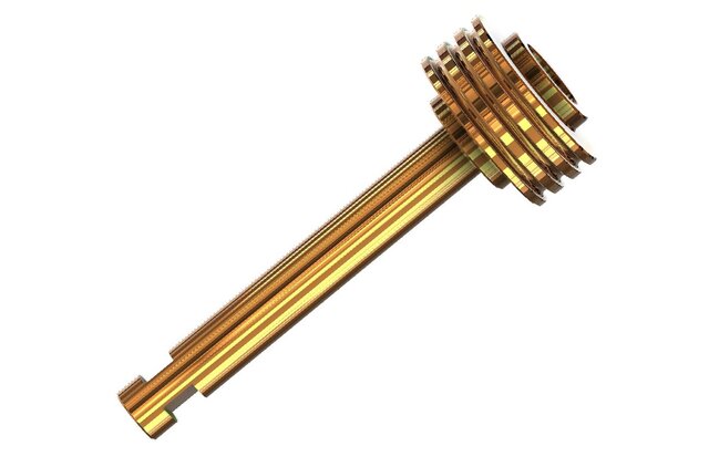 3D model of Pneumatic Cylinder Assembly | SolidWorks 3D CAD Design