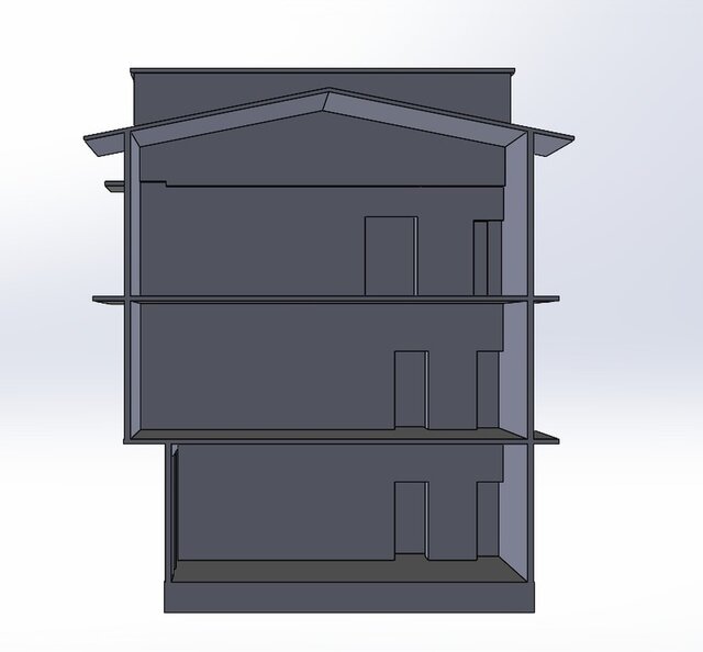 Building designed using solidworks – image 3 of 3