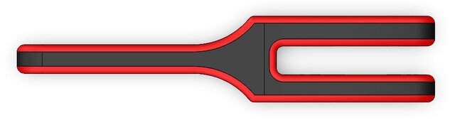 Double-Shear Link Bracket – Mechanical CAD Model – image 3 of 6