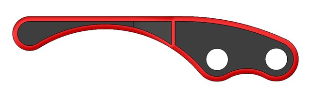 Double-Shear Link Bracket – Mechanical CAD Model – image 2 of 6