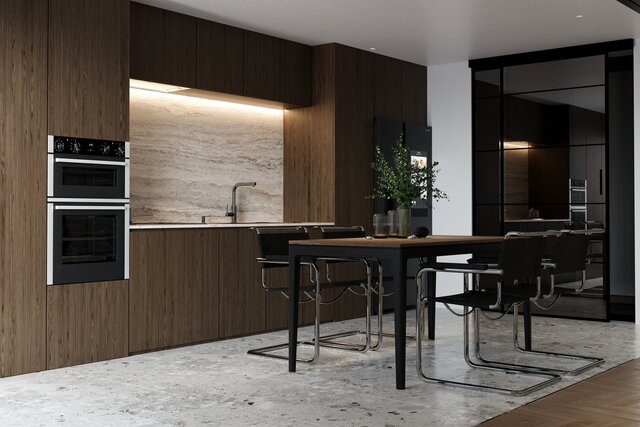 Kitchen 3D Visualization & Interior Design