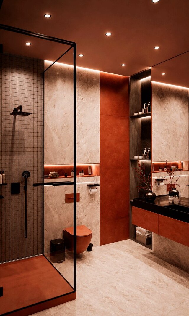 3D model of Terracotta Ritual — Bathroom Interior