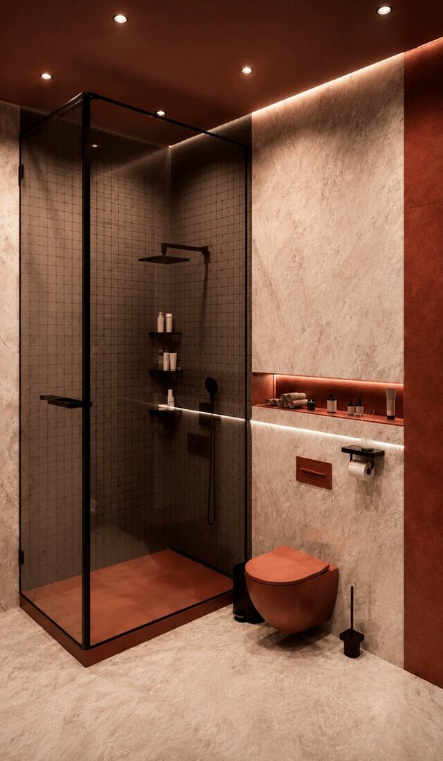 3D model of Terracotta Ritual — Bathroom Interior