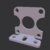 L-Shaped Mounting Bracket with Adjustable Slot