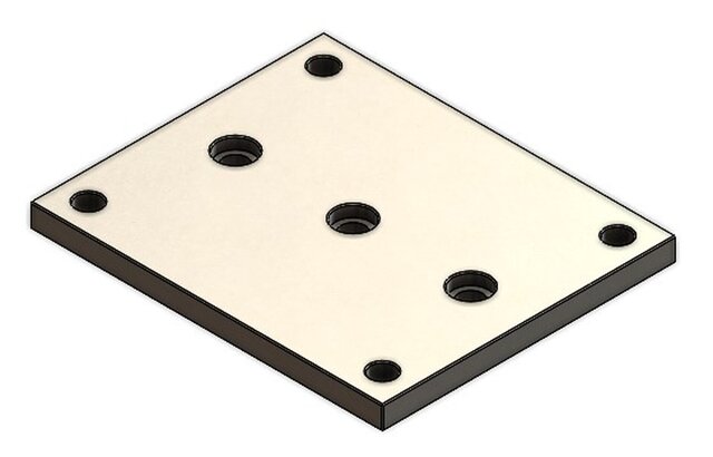 3D model of Drilling Jig & Fixture with Toggle Clamp