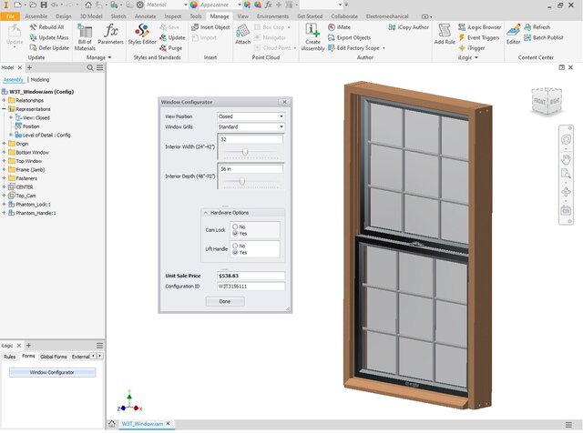 3D model of Autodesk Inventor Design and Drawing Automation (iLogic)