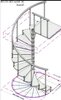 3D Technical Visualization: Spiral Staircase Design". design by dawitwn11