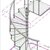 3D Technical Visualization: Spiral Staircase Design".