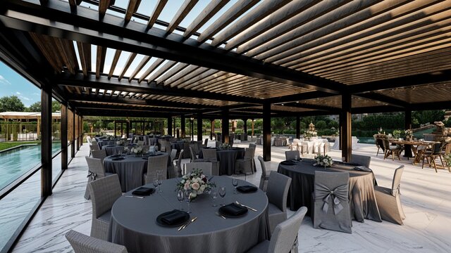 Event Terrace | Bioclimatic Canopy Visualization – image 2 of 2